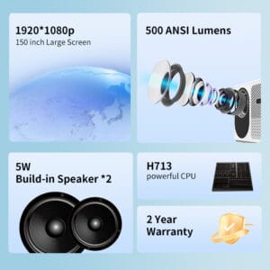 TVSTREAMIIFY T8 4K Projector ultra HD - Image 6